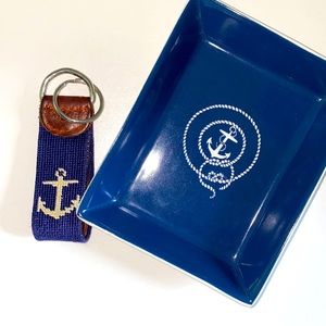 JCrew Limited Production Throw Tray 4”x5” + SMATERS AND BRANSON Keychain